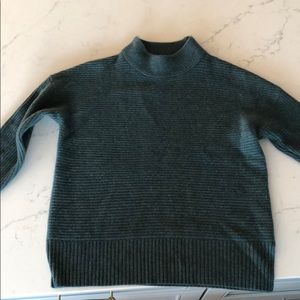 100% Cashmere mock neck sweater